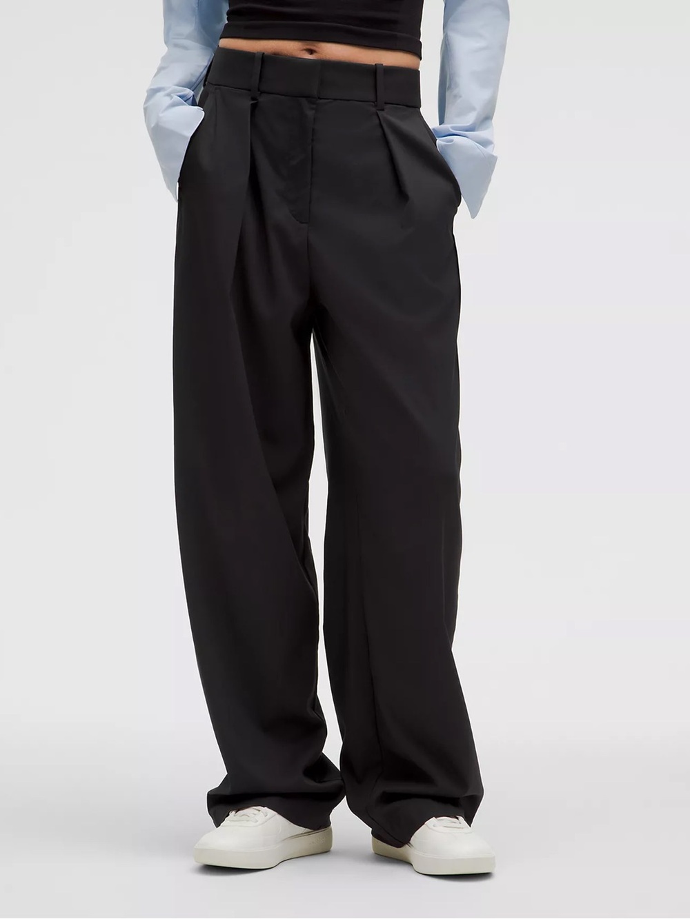 Lululemon High-Rise Wide-Leg Pleated Trousers - #311